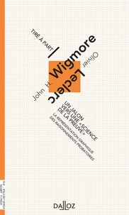 Un jalon vers une "science de preuve"