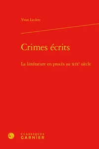 Crimes écrits