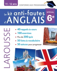 Le kit anti-fautes d'anglais 6e