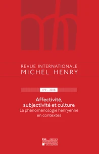 Revue internationale Michel Henry n°9 – 2018