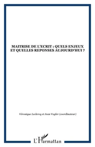 Maîtrise de l'écrit