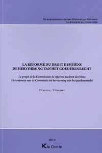 La réforme du droit des biens
