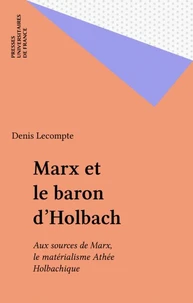 Marx et le baron d'Holbach