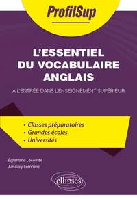 L'essentiel du vocabulaire anglais
