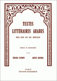 Textes littéraires arabes des 19ème et 20ème siècles