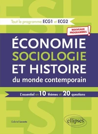Economie, sociologie et histoire du monde contemporain