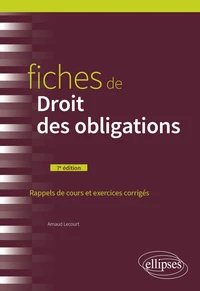 Fiches de droit des obligations