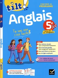 Anglais 5e