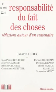 La responsabilité du fait des choses
