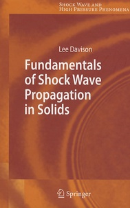 Lee Davison - Fundamentals of shock wave propagation in solids.