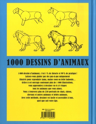 1 000 dessins d'animaux