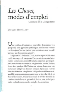 Les Choses, modes d'emploi