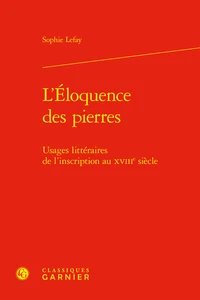 L'éloquence des pierres