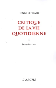 Critique de la vie quotidienne