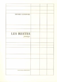 Les restes, prototype