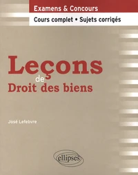 Leçons de Droit des biens