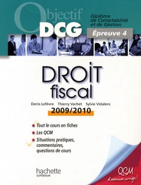Droit fiscal, Epreuve 4 du DCG