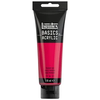 Acrylique liquitex basics - rouge primaire - 118ml