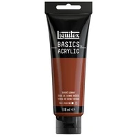 Acrylique liquitex basics - terre sienne brûlée - 118ml