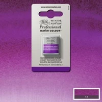 Aquarelle aquarelle winsor & newton professional watercolour  - demi-godet  quinacridone violet -  550