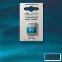 Aquarelle aquarelle winsor & newton professional watercolour  - demi-godet  vert d'eau -  697