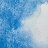 Aquarelle winsor & newton professional watercolour  - demi-godet bleu ceruleum nuance rouge -  140