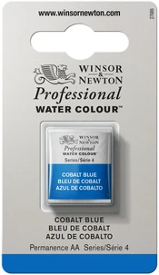 Aquarelle winsor & newton professional watercolour  - demi-godet bleu de cobalt  -  178
