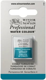 Aquarelle winsor & newton professional watercolour  - demi-godet cobalt turquoise  -  190