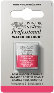 Aquarelle winsor & newton professional watercolour  - demi-godet garance rose veritable  -  587