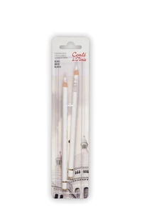 Blister x2 crayons pastel blanc