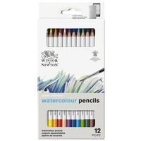Boîte métal 12 crayons aquarelle