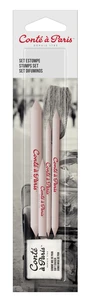 Conté à paris set estompes + gomme