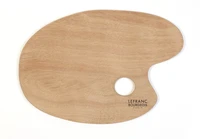 Lefranc bourgeois pâlette bois ovale - 33x22cm n°4