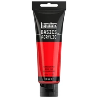 Liquitex basics 118 ml rouge fluo