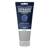 Tube acrylique fine lefranc bourgeois - argent - 80ml