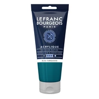 Tube acrylique fine lefranc bourgeois - bleu turquoise - 80ml