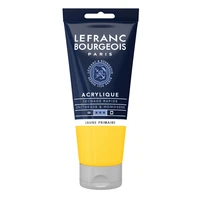 Tube acrylique fine lefranc bourgeois - jaune primaire - 80ml