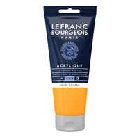 Tube acrylique fine lefranc bourgeois - jaune sahara - 80ml
