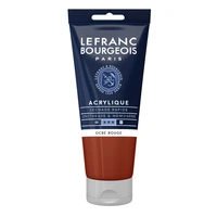 Tube acrylique fine lefranc bourgeois - ocre rouge - 80ml