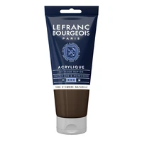 Tube acrylique fine lefranc bourgeois - terre d'ombre naturelle - 80ml