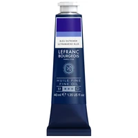 Tube huile fine lefranc bourgeois - bleu outremer - 40ml