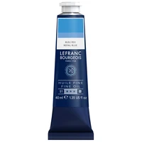 Tube huile fine lefranc bourgeois - bleu rex - 40ml