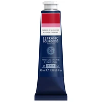 Tube huile fine lefranc bourgeois - carmin d'alizarine - 40ml