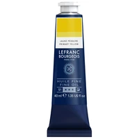 Tube huile fine lefranc bourgeois - jaune primaire - 40ml