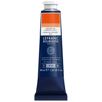 Tube huile fine lefranc bourgeois - orange de cadmium imit - 40ml