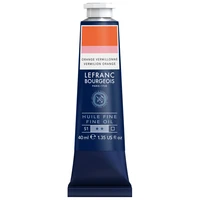 Tube huile fine lefranc bourgeois - orange vermillonne - 40ml