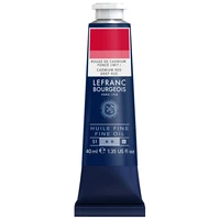 Tube huile fine lefranc bourgeois - rouge de cadmium foncé imit - 40ml