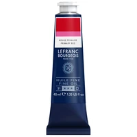 Tube huile fine lefranc bourgeois - rouge primaire - 40ml
