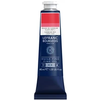 Tube huile fine lefranc bourgeois - ton rouge de cadmium clair - 40ml
