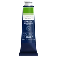 Tube huile fine lefranc bourgeois - vert clair - 40ml